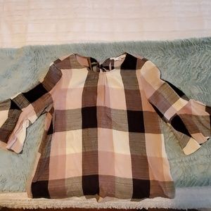 Checkered blouse